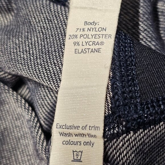 Lululemon Athletica Women Faux Denim Ankle Leggings Size 8 Blue - Picture 12 of 12